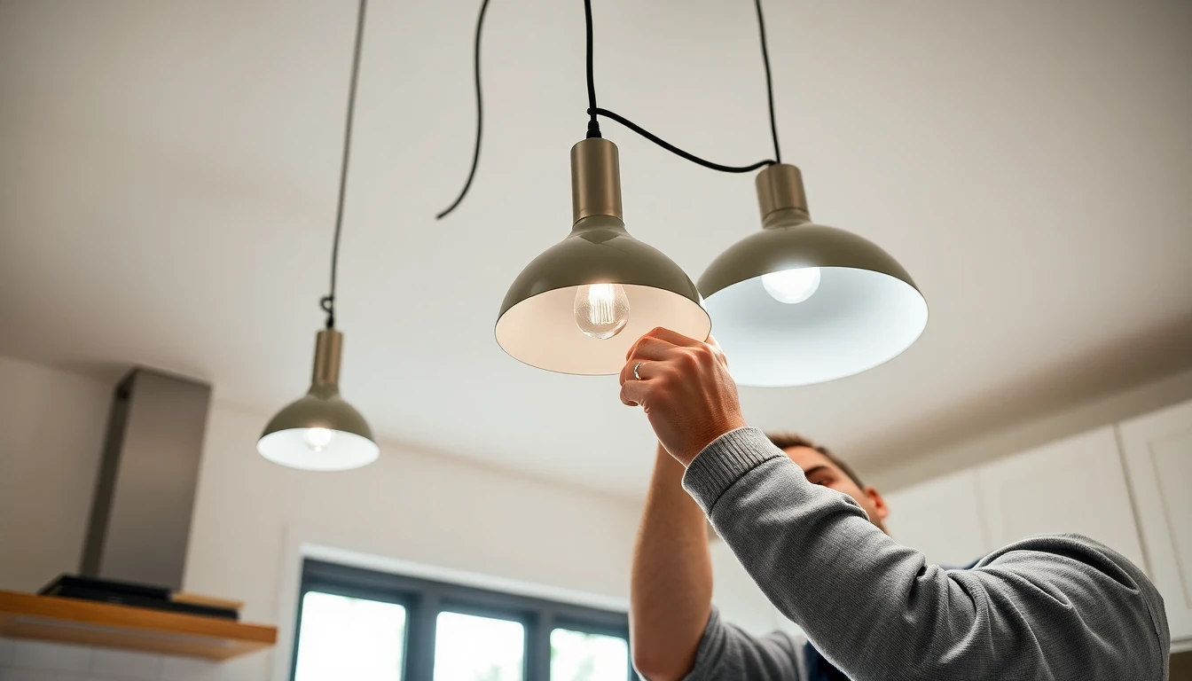 Pendant Lighting Installation